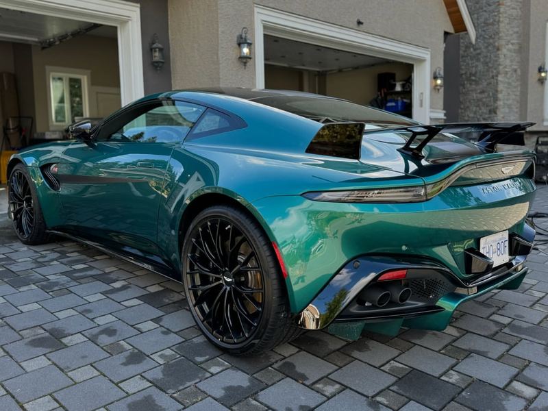 Aston Martin Vantage after a detail