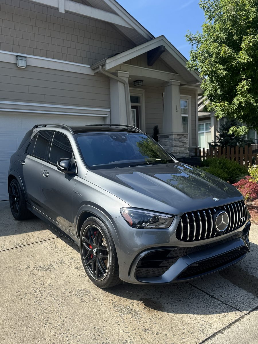 Mercedes-AMG GLE 63 after paint decontamination and protection