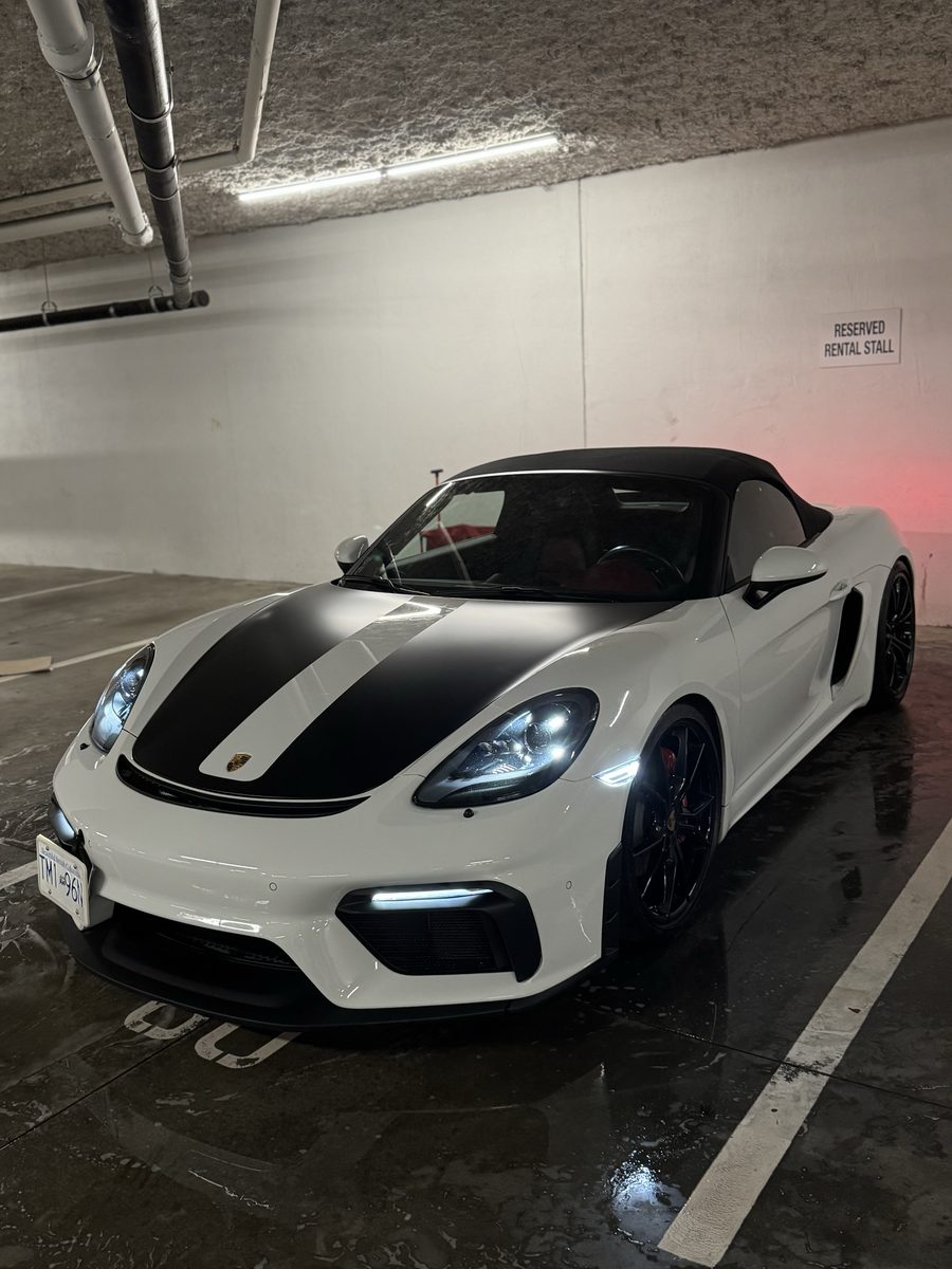 Porsche 718 Spyder after the Prestige Package